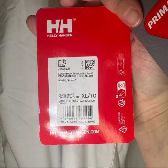 Helly Hansen Legendary Insulated Ski Snow Pant in White - Picture 7 of 10